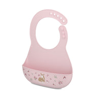 Babero Fairy garden Rosado