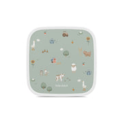 Lonchera Bento box Little farm Verde 2x 200 ml + 1250 ml