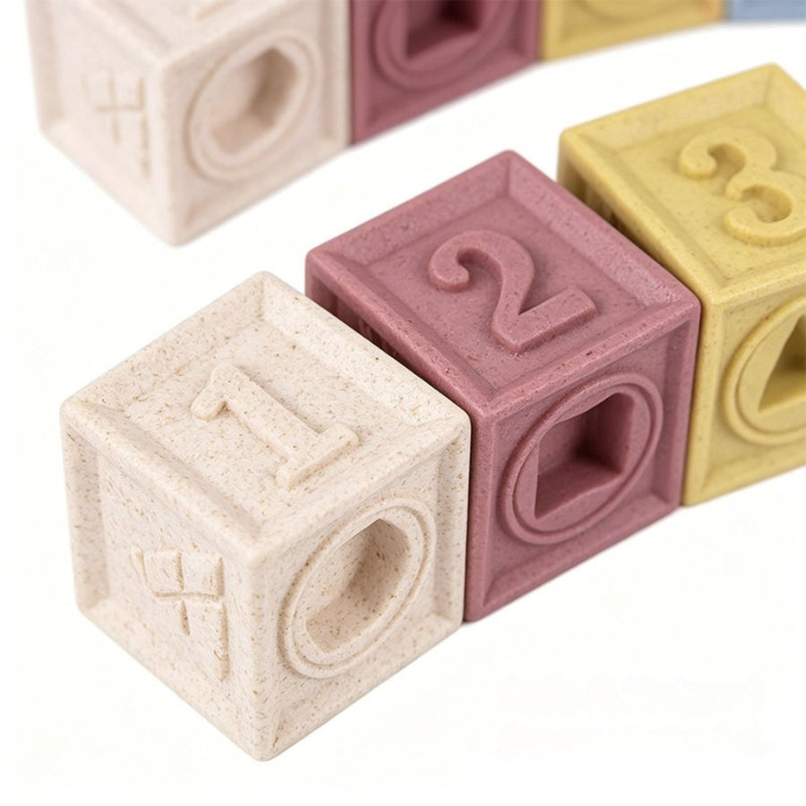 Set de 12 Cubos apilables de silicona