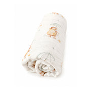 Swaddle Manta de Bambú y Algodón Oso y ganso 120 x 110 cm