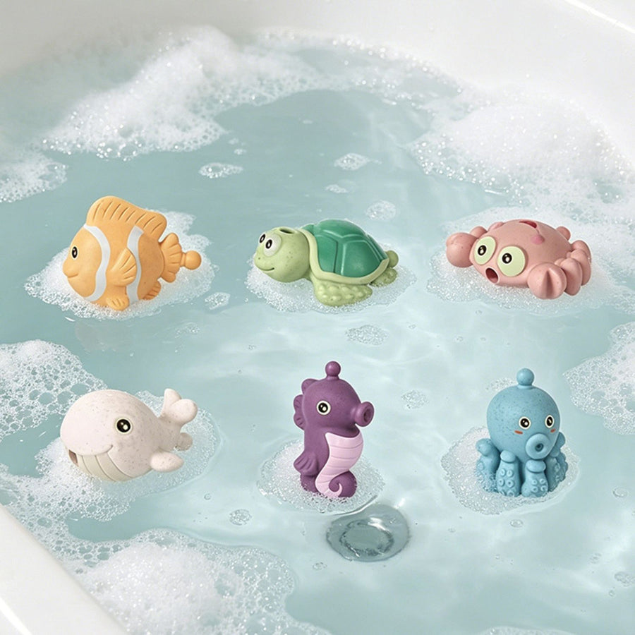 Juego de baño Barcos y animales marinos