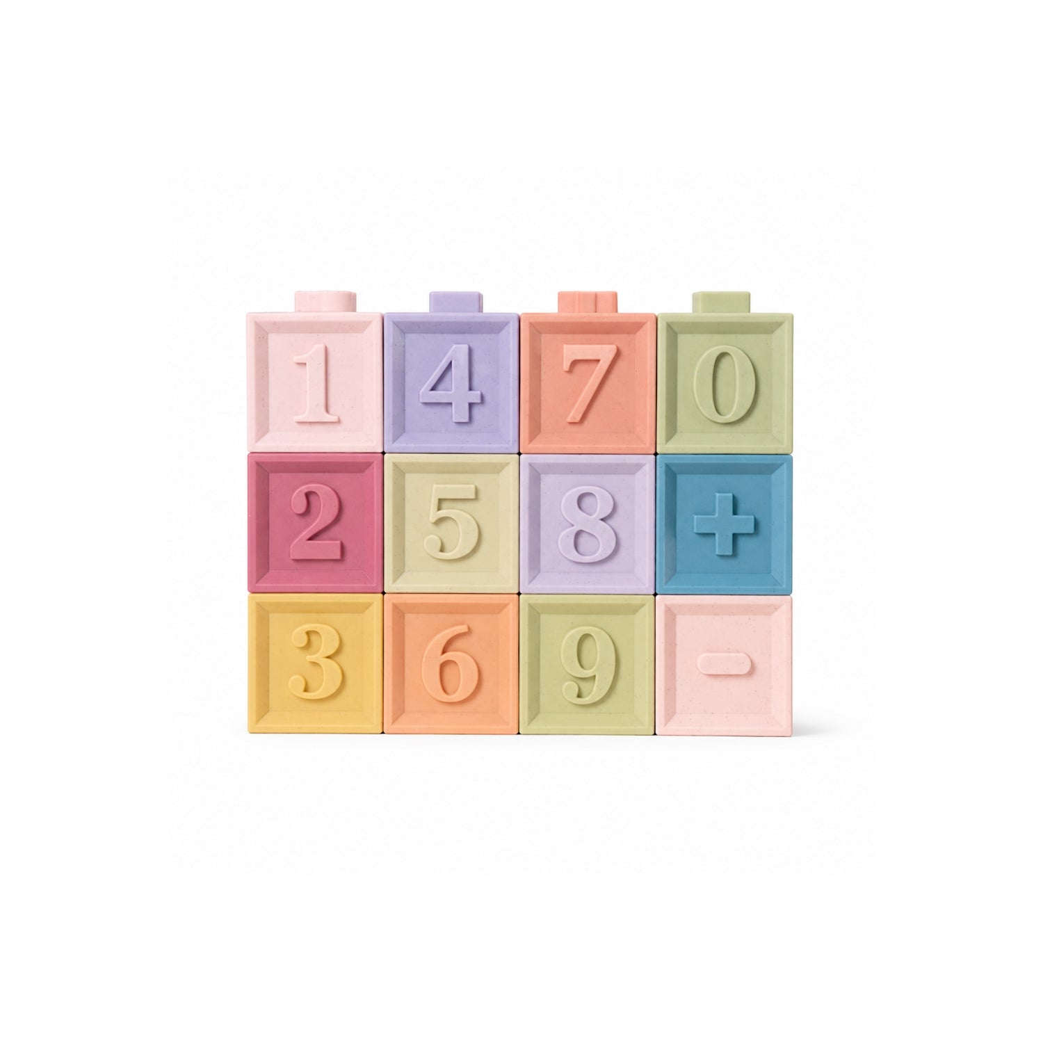 Set de 12 Cubos apilables de silicona