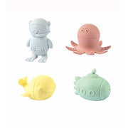 Set Figuras de baño lanza agua