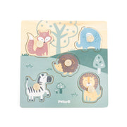 Puzle de encaje animales Multicolor