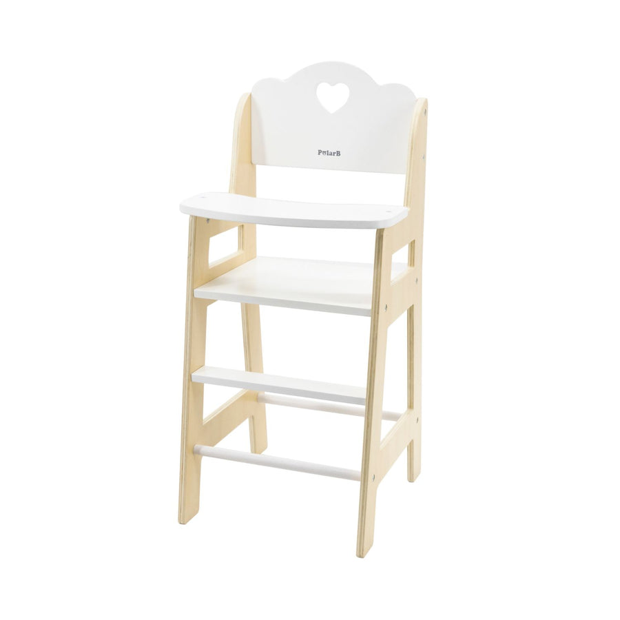 Silla de comer para muñeca Blanco