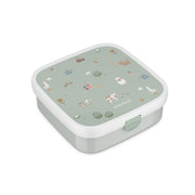 Lonchera Bento box Little farm Verde 2x 200 ml + 1250 ml