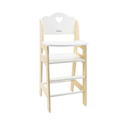 Silla de comer para muñeca Blanco