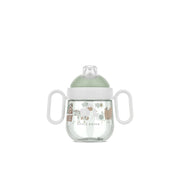 Vaso antiderrame Little farm Verde 200 ml