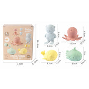 Set Figuras de baño lanza agua