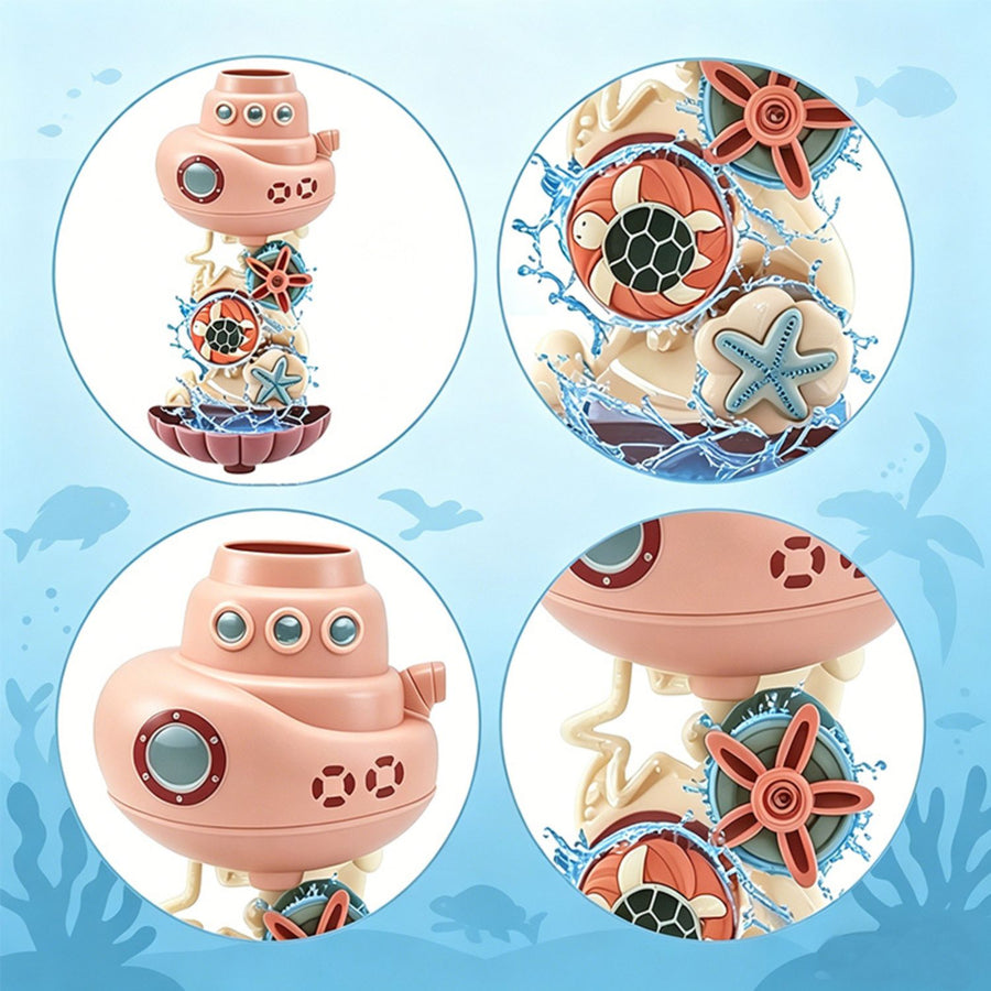 Juego de pared de baño Submarino y cascada