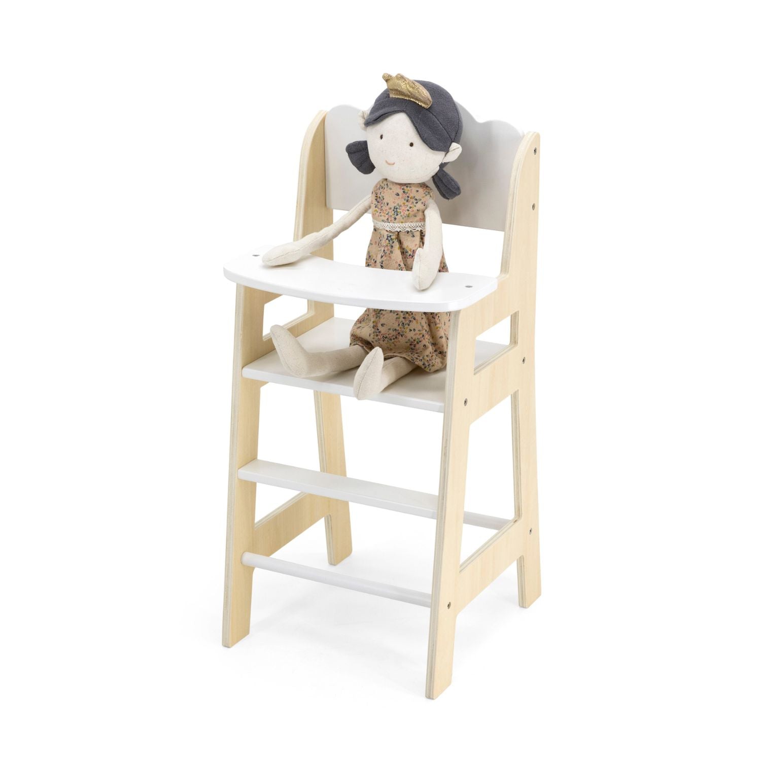 Silla de comer para muñeca Blanco