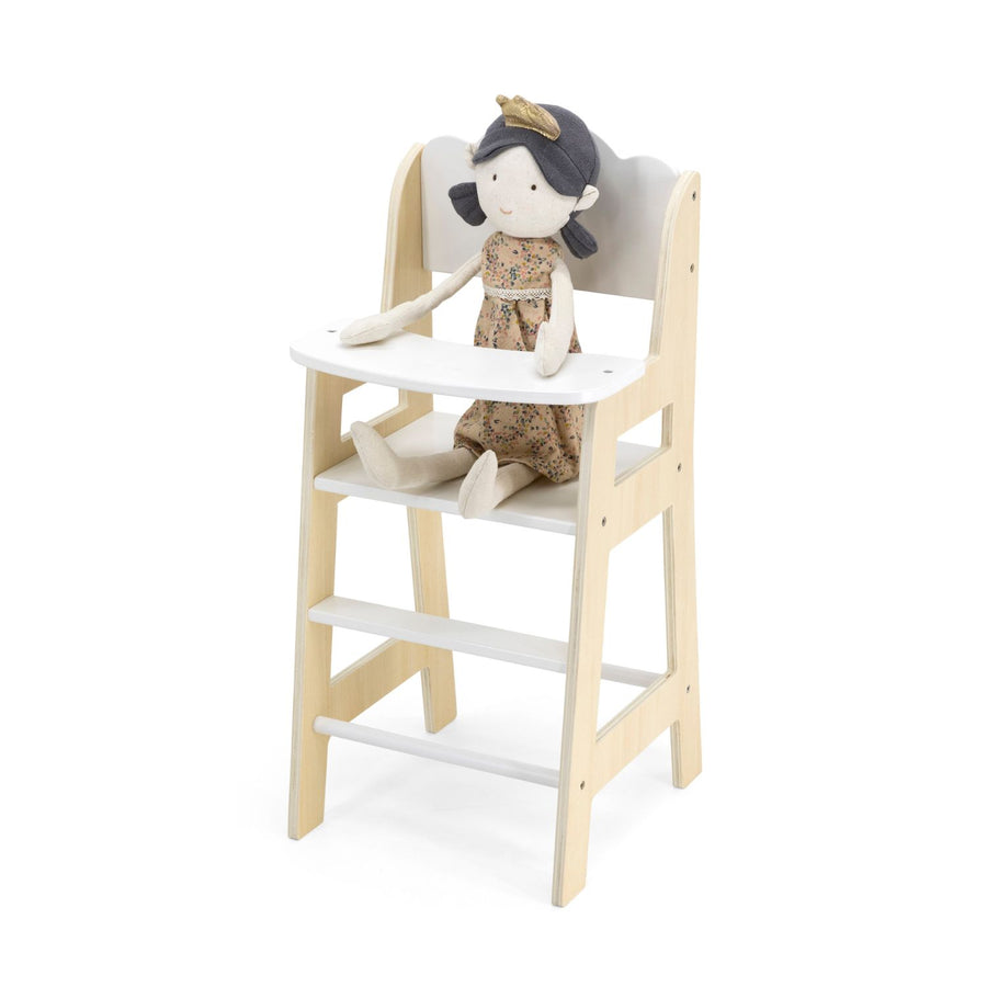 Silla de comer para muñeca Blanco