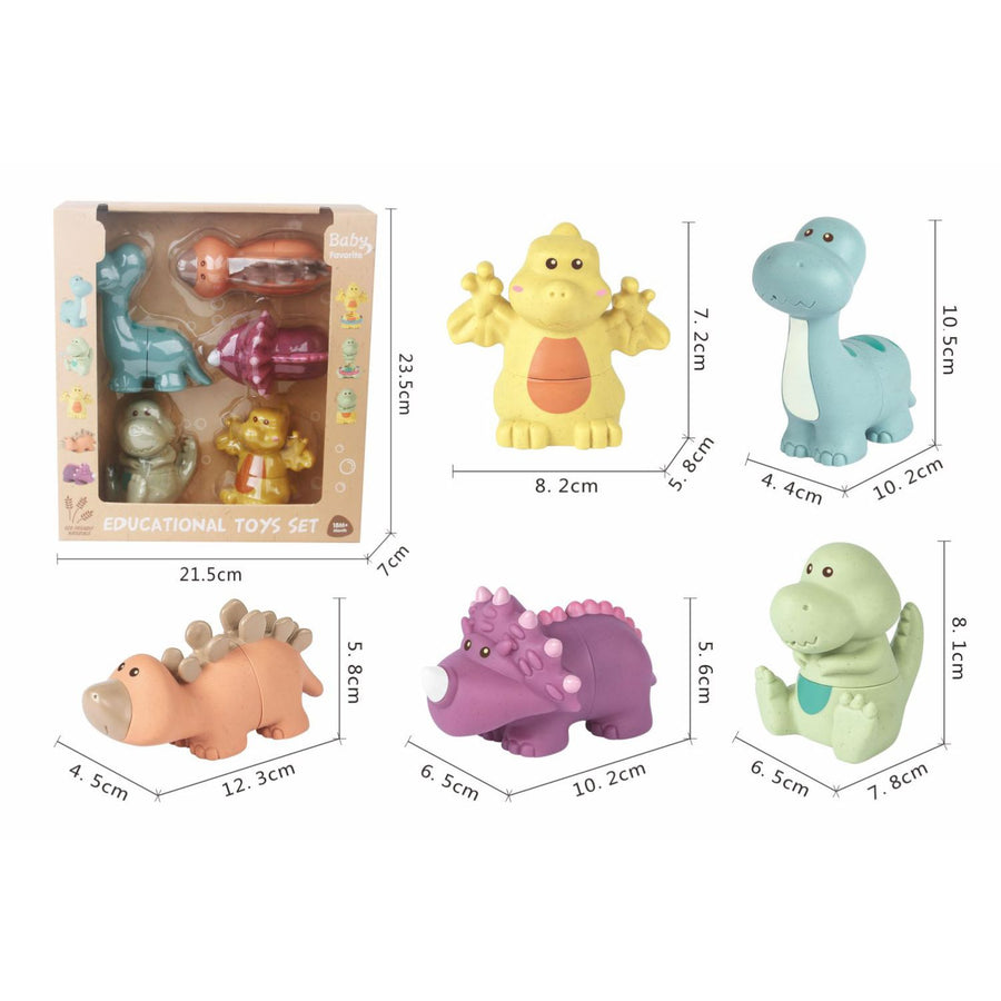 Set Dinosaurios de baño