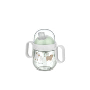 Vaso antiderrame Little farm Verde 200 ml