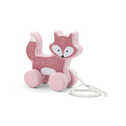 Animal de arrastre y argollas apilables Rosado