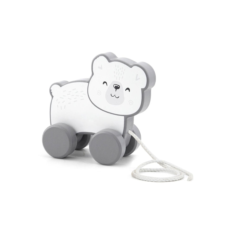 Animal de arrastre y argollas apilables Blanco