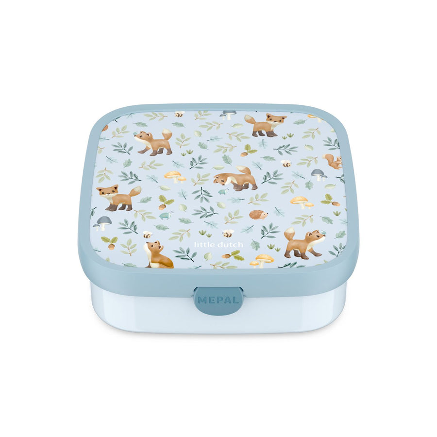 Lonchera Bento box Forest friends Azul 2x 200 ml + 1250 ml