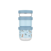 Set contenedores Forest friends Azul 100 ml + 175 ml + 275 ml