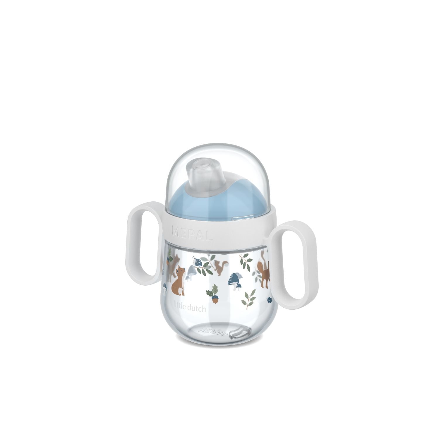 Vaso antiderrame Forest friends Azul 200 ml