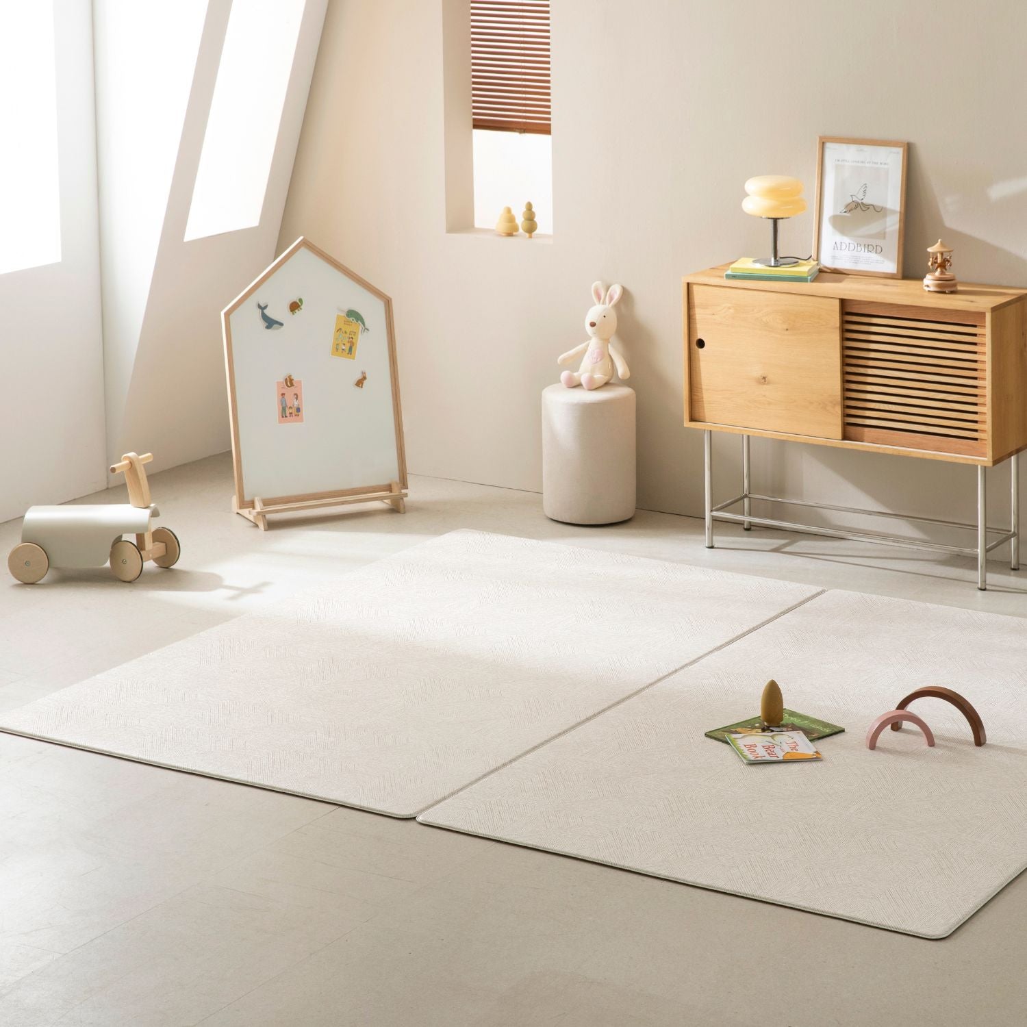 Playmat Coconut wood Beige 200 x 140
