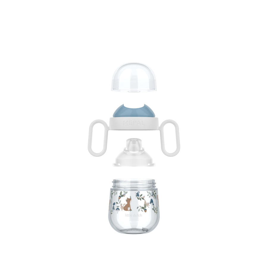 Vaso antiderrame Forest friends Azul 200 ml