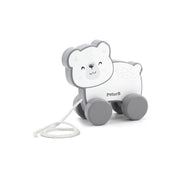 Animal de arrastre y argollas apilables Blanco
