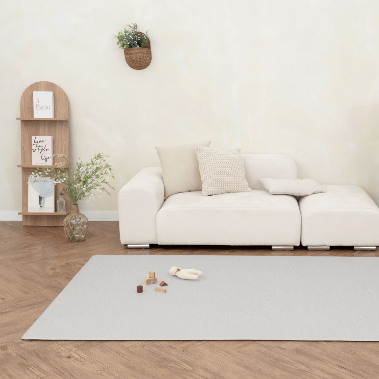 Playmat Linen Gris 200 x 140