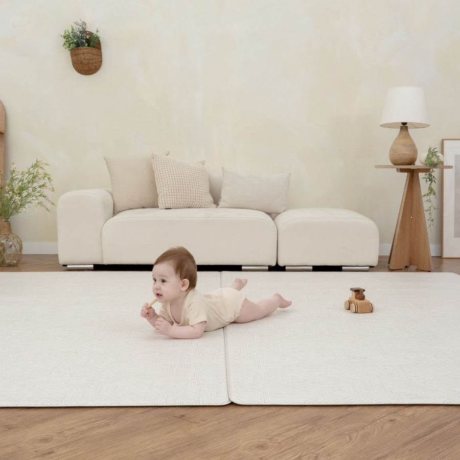Playmat Coconut wood Beige 200 x 140