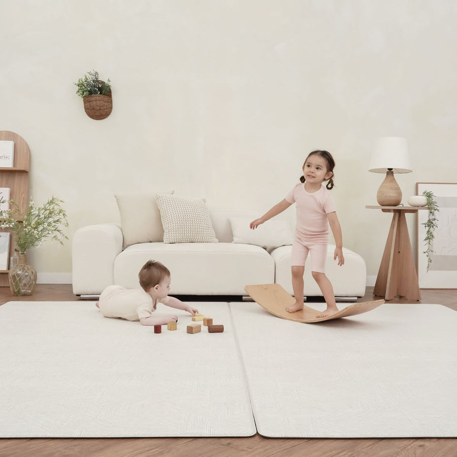 Playmat Coconut wood Beige 200 x 140