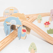Pista de tren 62 piezas Multicolor