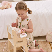 Silla de comer para muñeca Blanco