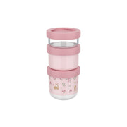 Set contenedores Fairy garden Rosado 100 ml + 175 ml + 275 ml