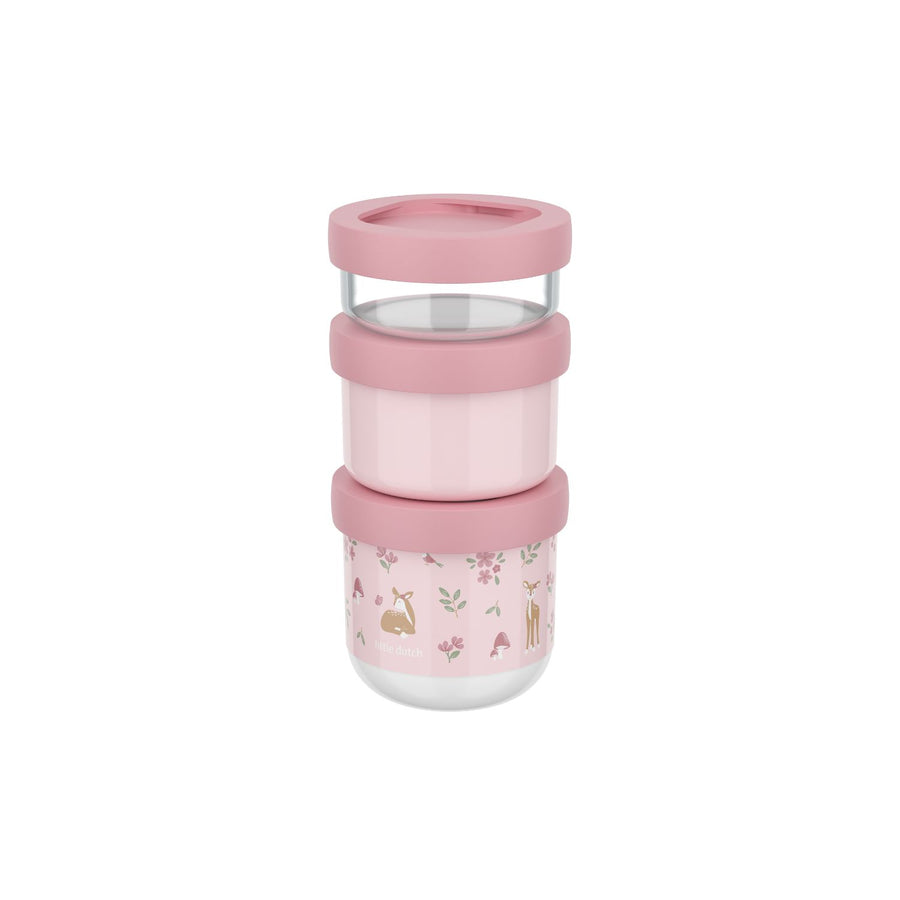 Set contenedores Fairy garden Rosado 100 ml + 175 ml + 275 ml