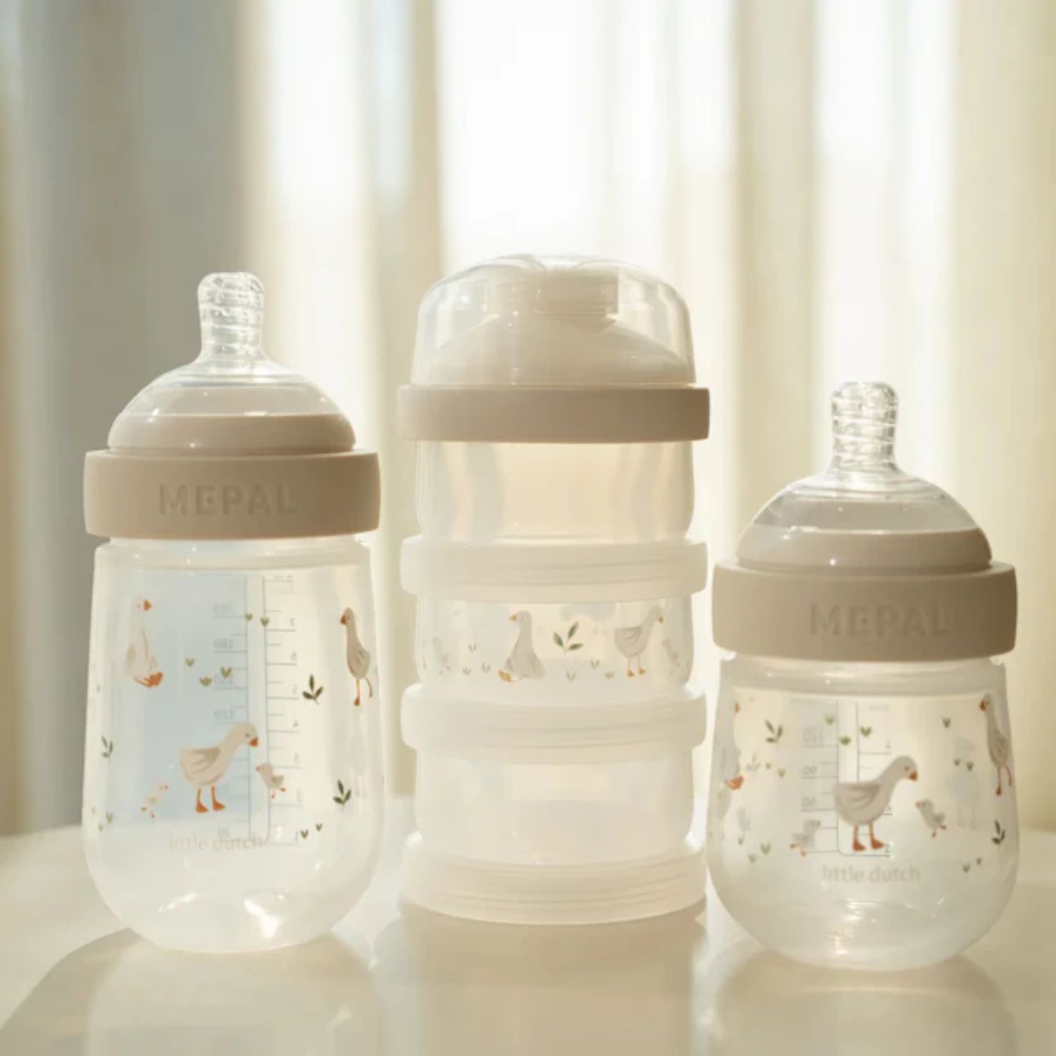 Dosificador de leche Little goose Beige 360 ml