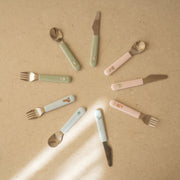 Set cubiertos Little farm Verde