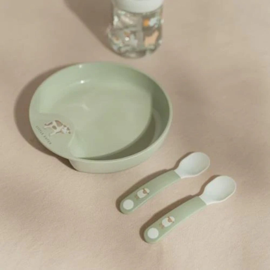 Set cucharas Little farm Verde