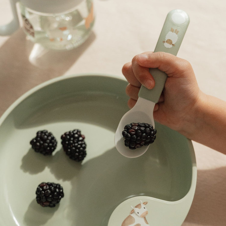 Set cucharas Little farm Verde