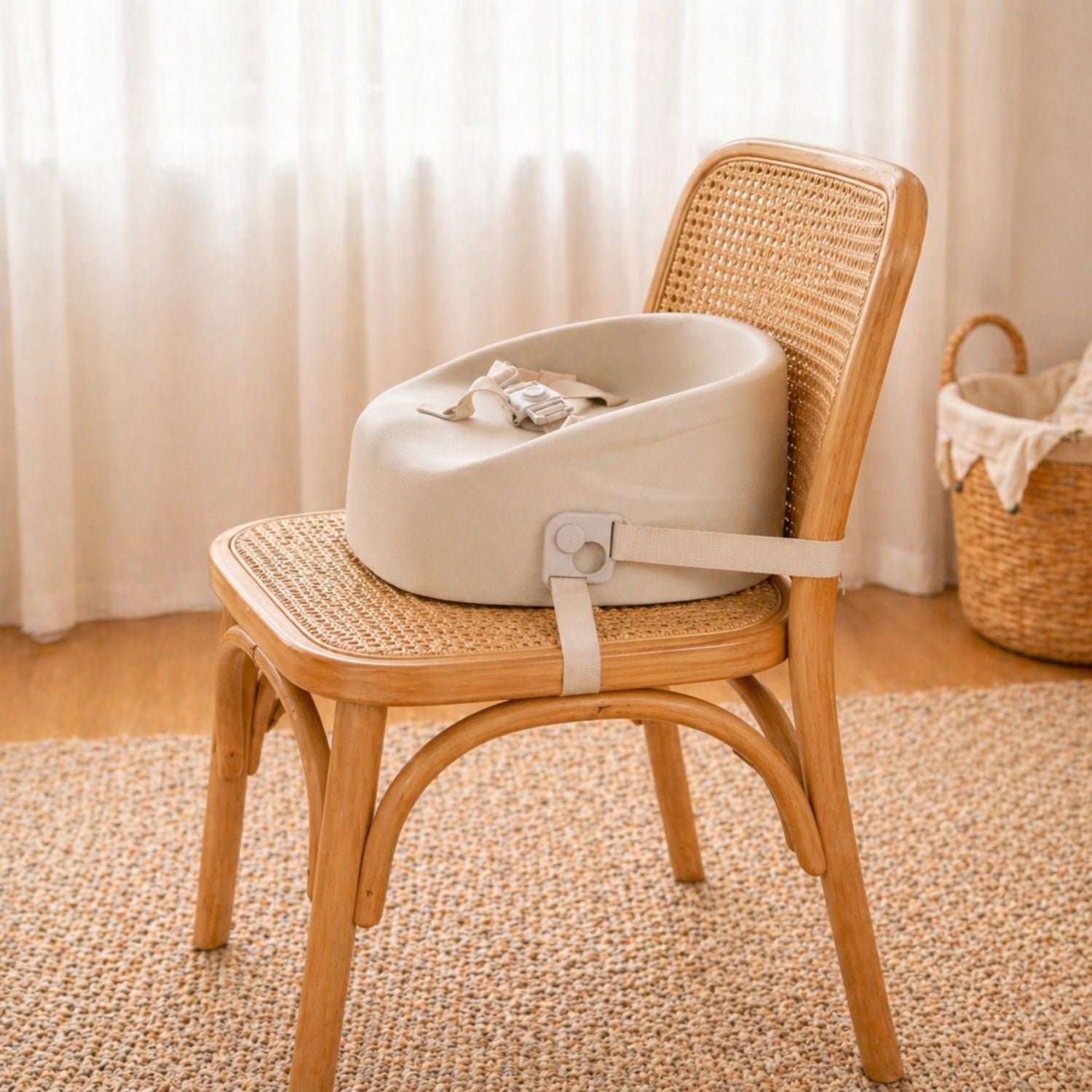 Booster silla de comer Noah Beige